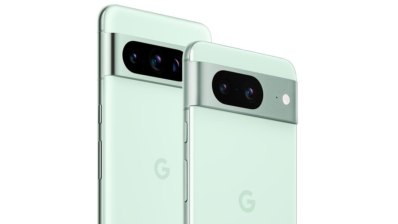 Google Pixel 8 Pro in Minty green