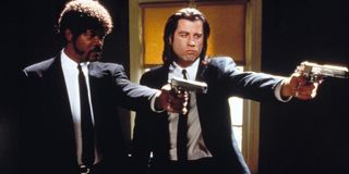 Samuel L. Jackson on the left, John Travolta on the right