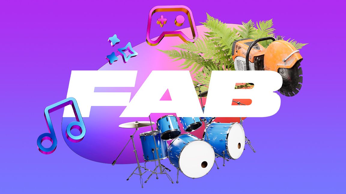 Epic Game Fab store, game assets for Unreal Engine 5, Unity and Fortnite