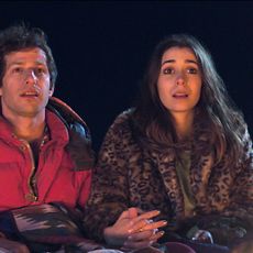 palm springs when carefree nyles andy samberg and reluctant maid of honor sarah cristin milioti have a chance encounter at a palm springs wedding, things get complicated when they find themselves unable to escape the venue, themselves, or each other nyles andy samberg and sarah cristin milioti, shown photo by hulu