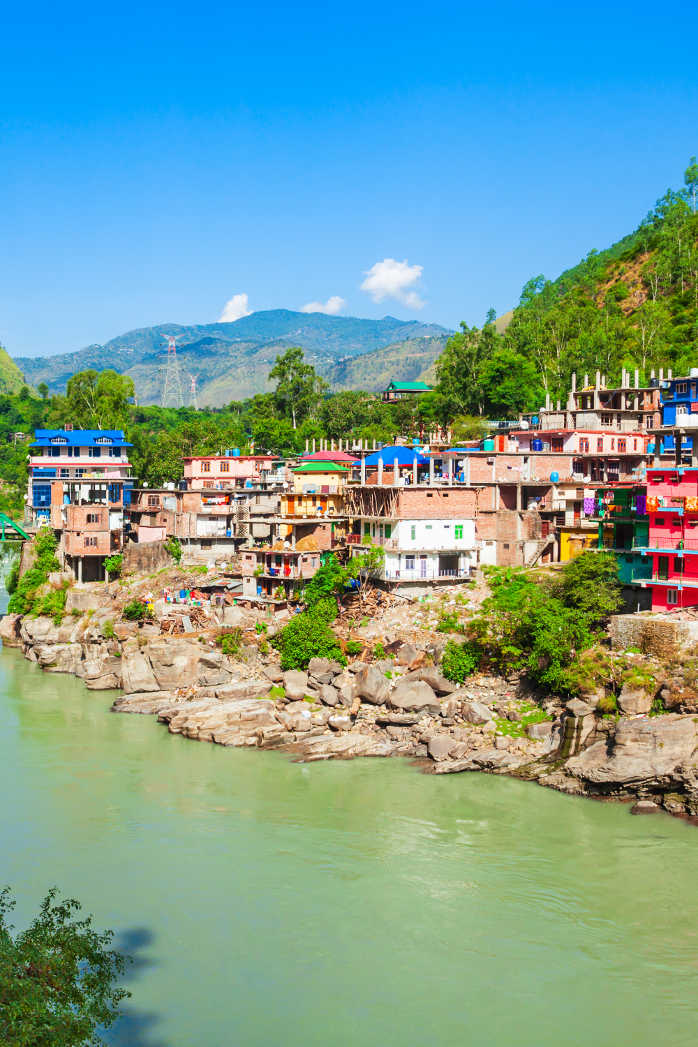 Khir Ganga in Himachal Pradesh, India