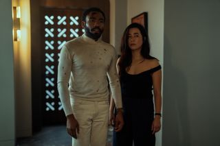 Donald Glover and Maya Erskine in 'Mr. & Mrs. Smith'