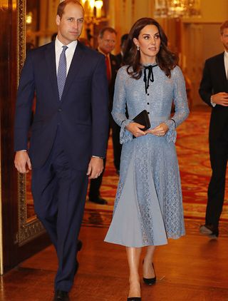 Pregnant Kate, the Duchess of Cambridge and Prince William