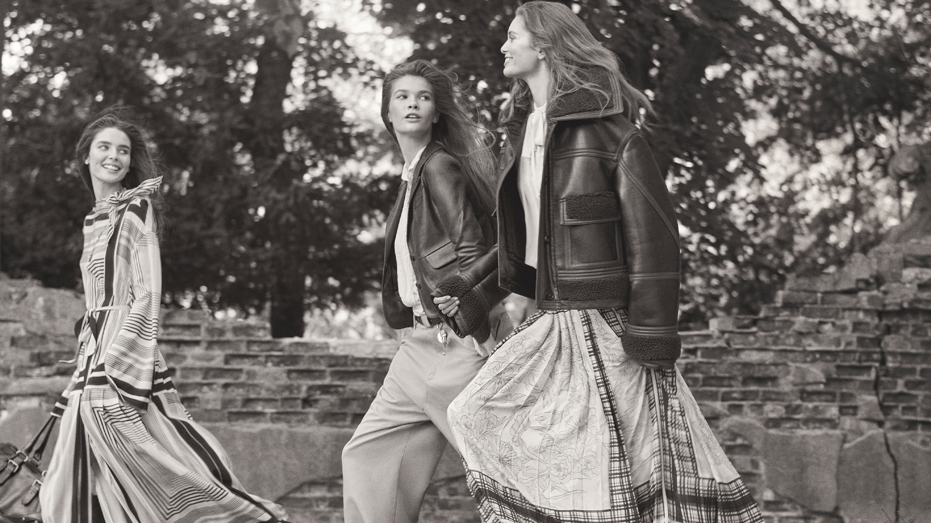 Zara models wear clothing from the Zara Studio F/W 25 collection.