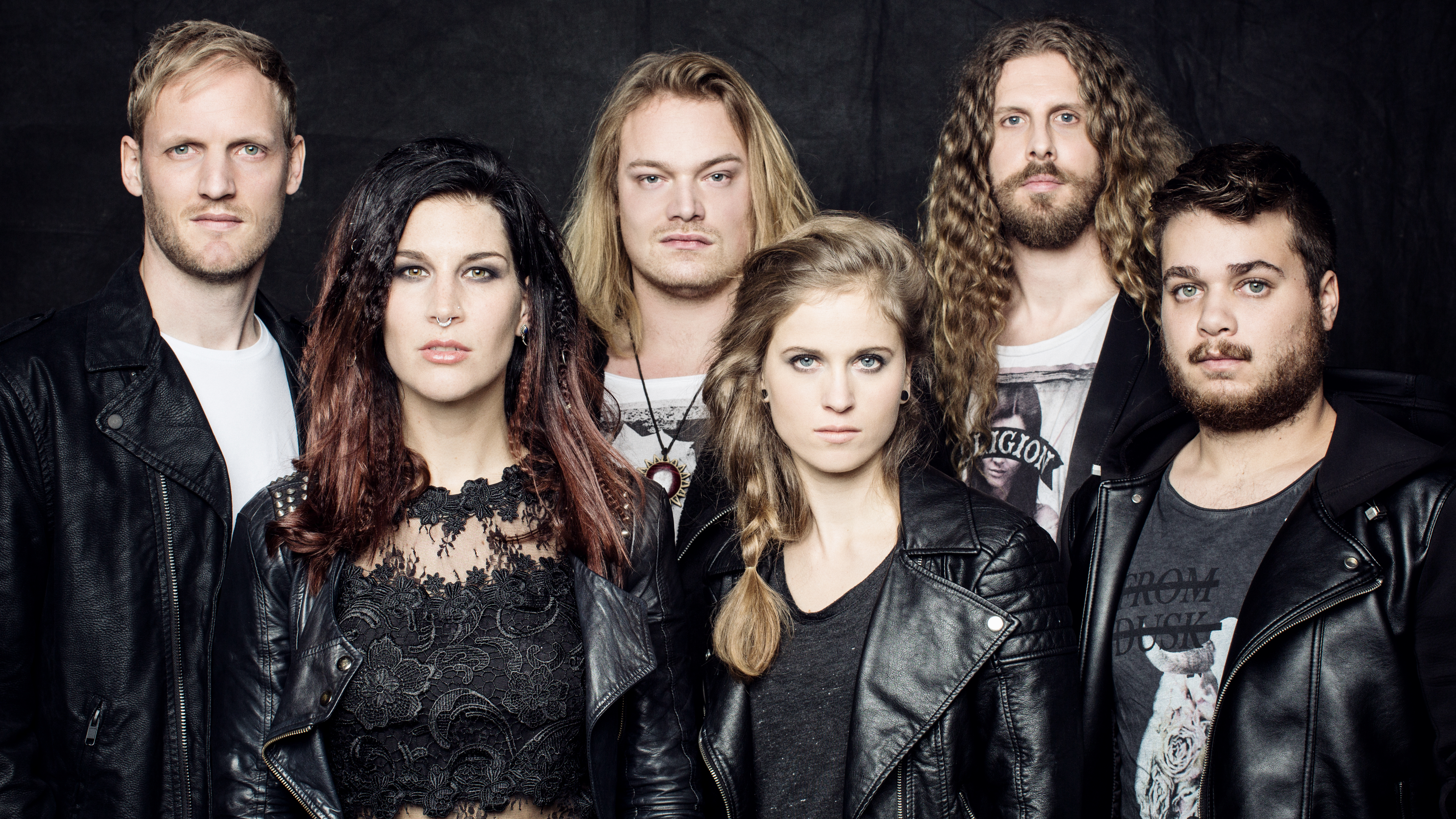 A press shot of Delain taken in 2016