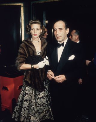 red carpet - Humphrey Bogart and Lauren Bacall