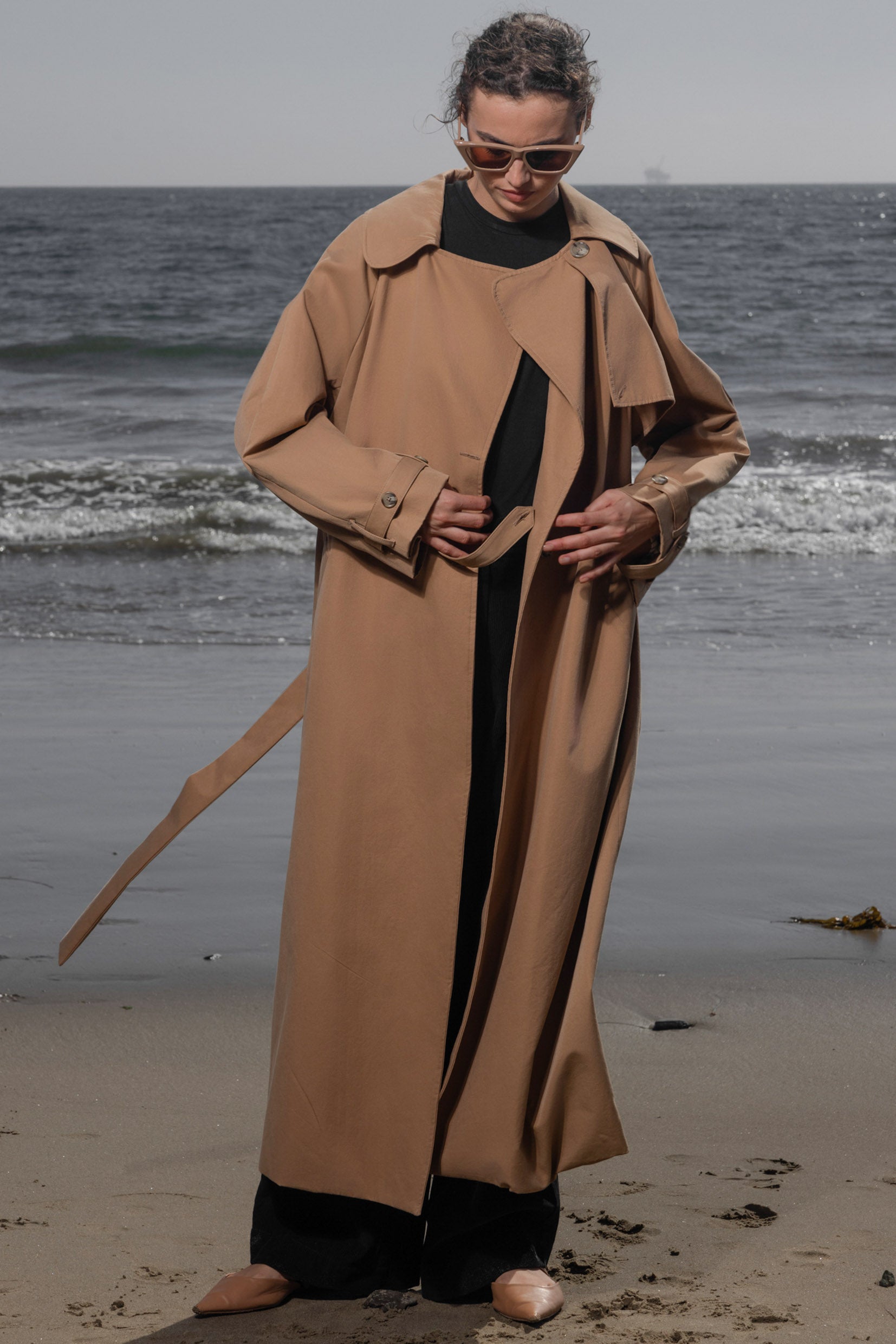 Fog Coat - Caramel Trench