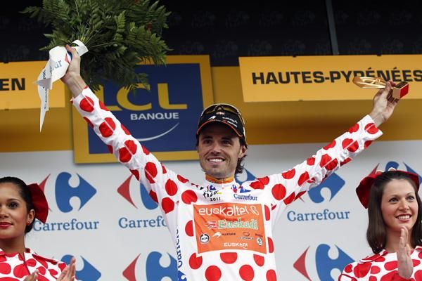 Samuel Sanchez (Euskaltel-Euskadi) is the new leader in the KOM competition.