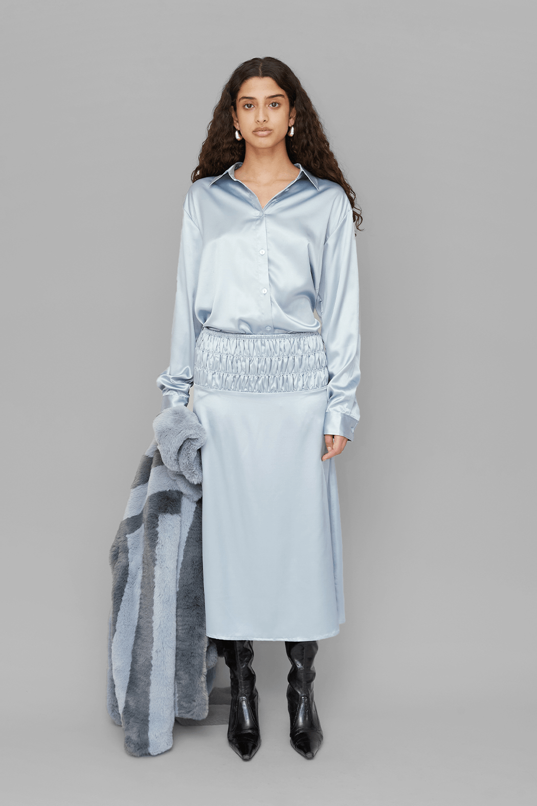 June Skirt - Ice Water - Xxs / Ice Blue