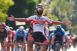 Fernando Gaviria (UAE Team Emirates) wins the GIro di Toscana