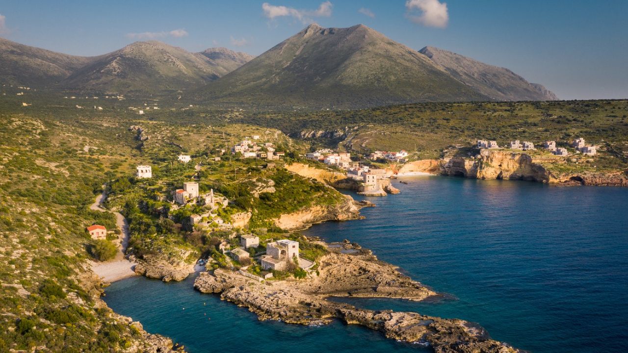 Mani Peninsula coastline