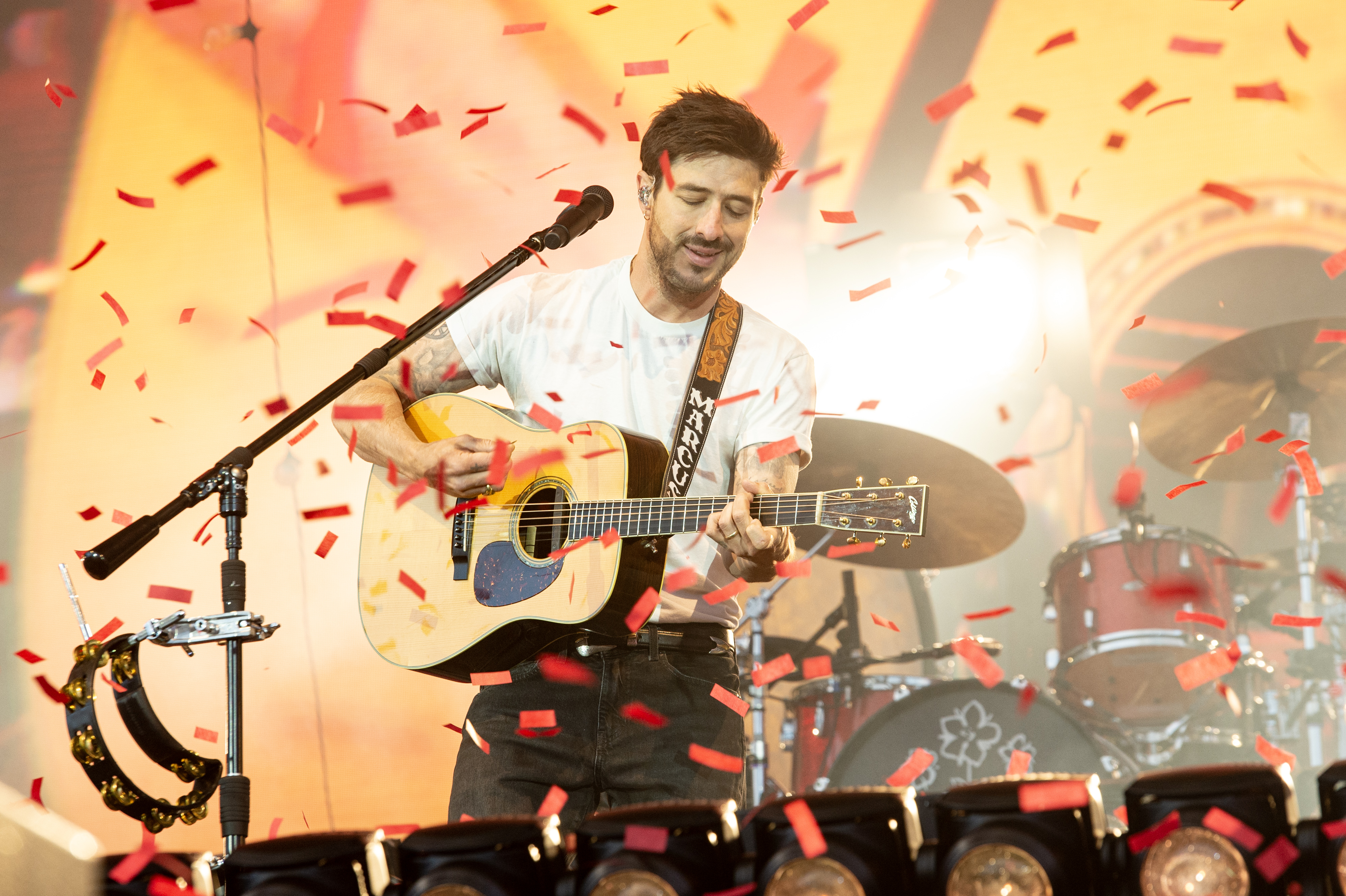 Marcus Mumford of Mumford & Sons performs during day 3 of BBC Radio 1's Big Weekend