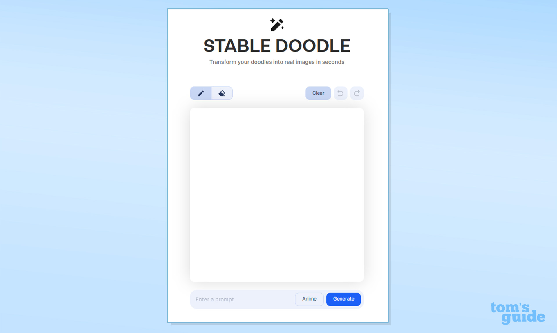 Stable doodle drawing screen