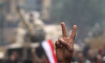 Protesters will likely crowd Egypt's Tahrir Square until Mubarak officially resigns - or secular infighting breaks up the movement â€” say some commentators.