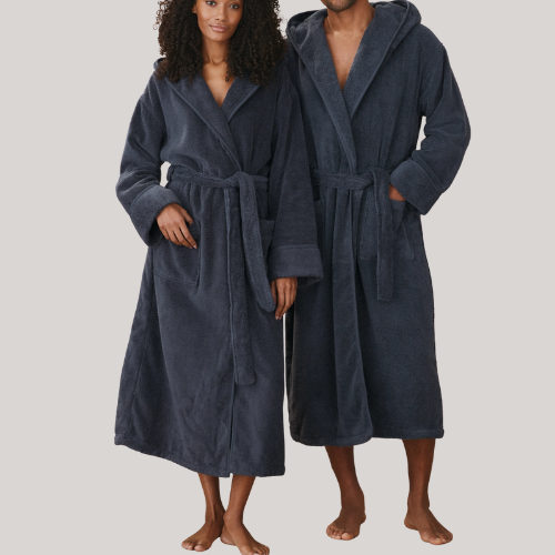 Unisex Organic Cotton Hydrocotton Hooded Robe | Robes &amp;amp; Dressing Go...