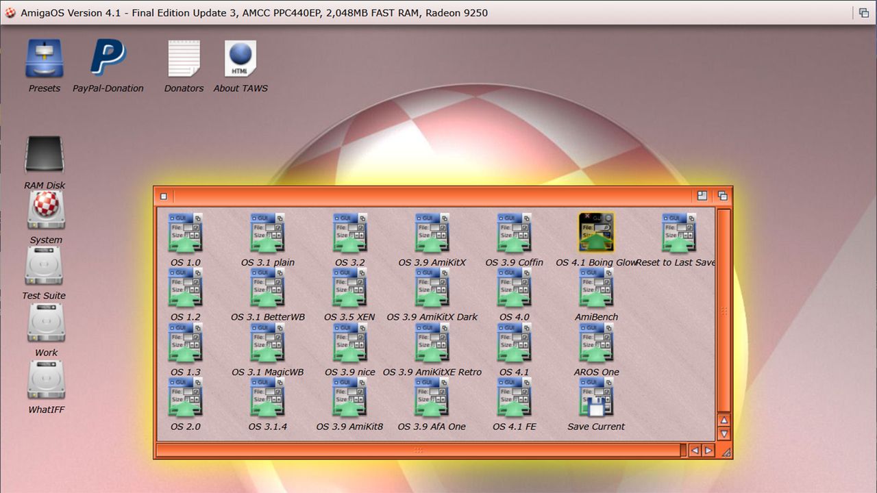 TAWS - The Amiga Workbench Simulation
