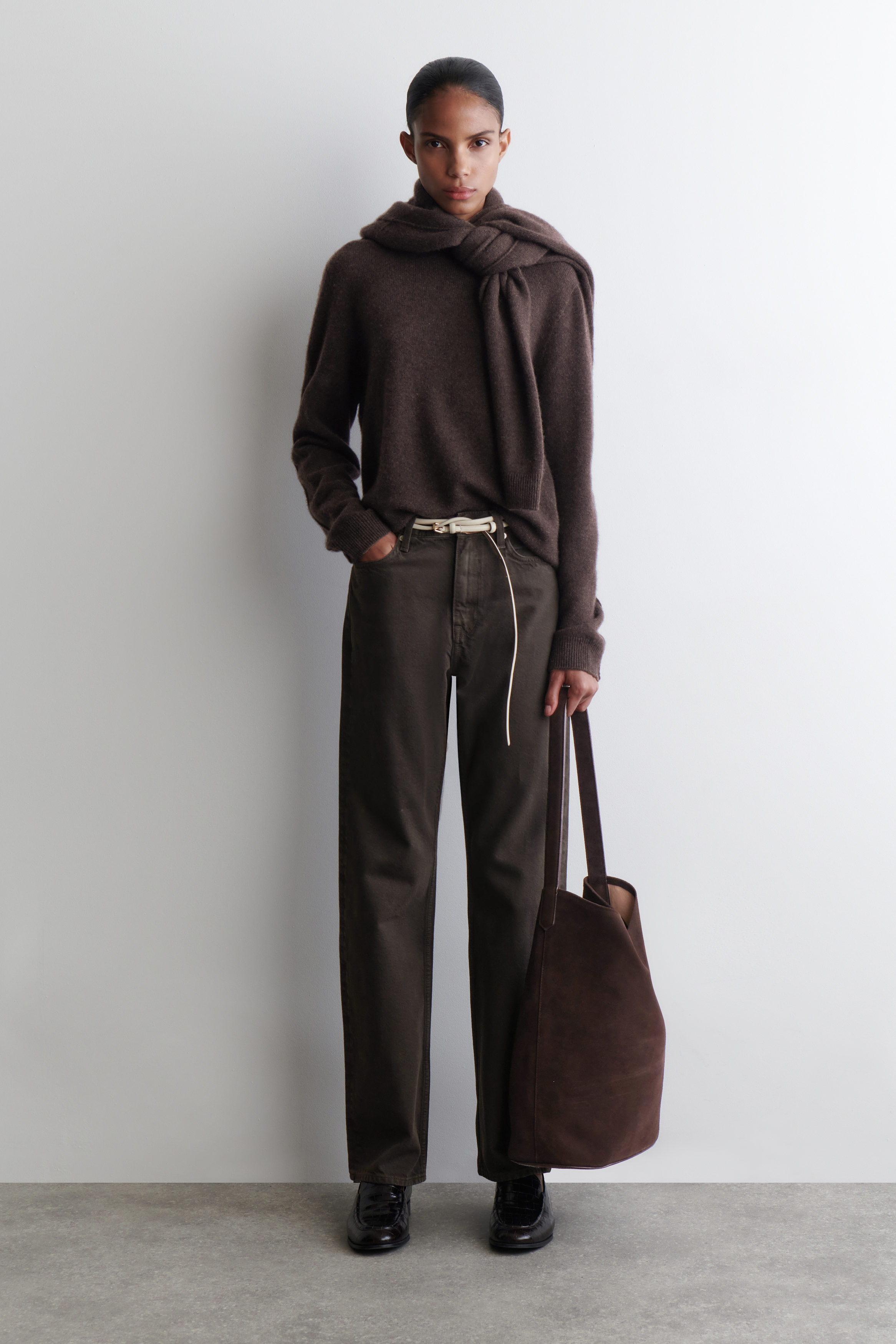 Chord Straight-Leg Jeans