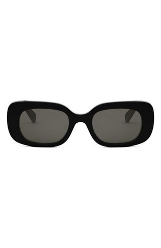 Bold 3 Dots 51mm Rectangular Sunglasses