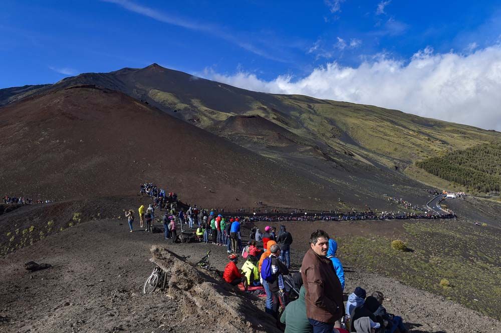 Awaiting the arrival of the 2017 Giro on Sicily's spectacular Mount Etna