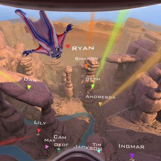 RUSH VR gameplay