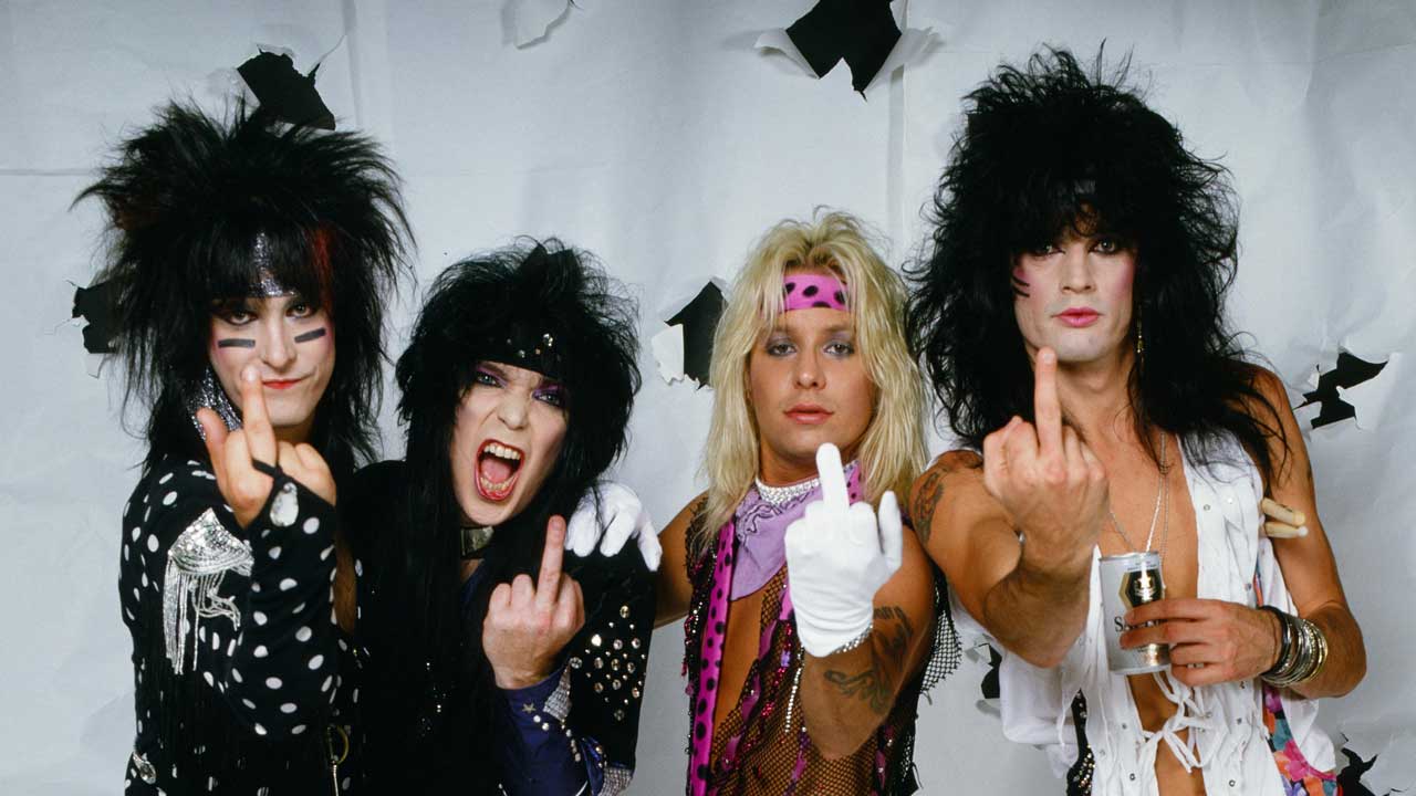 Motley Crue in 1985 (studio portrait)
