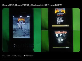 Doom/Doom 2/Wolfenstein RPG menu screens