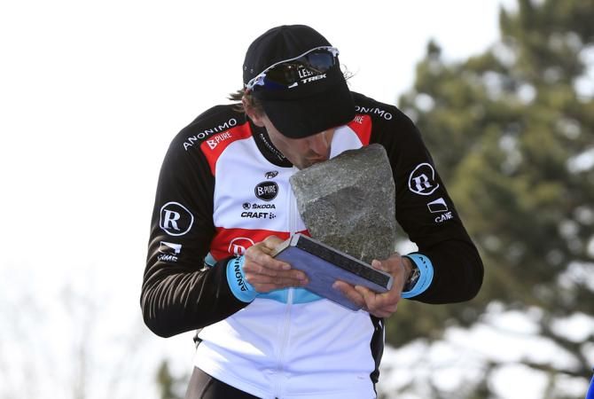 Fabian Cancellara (RadioShack Leopard) wins Paris-Roubaix