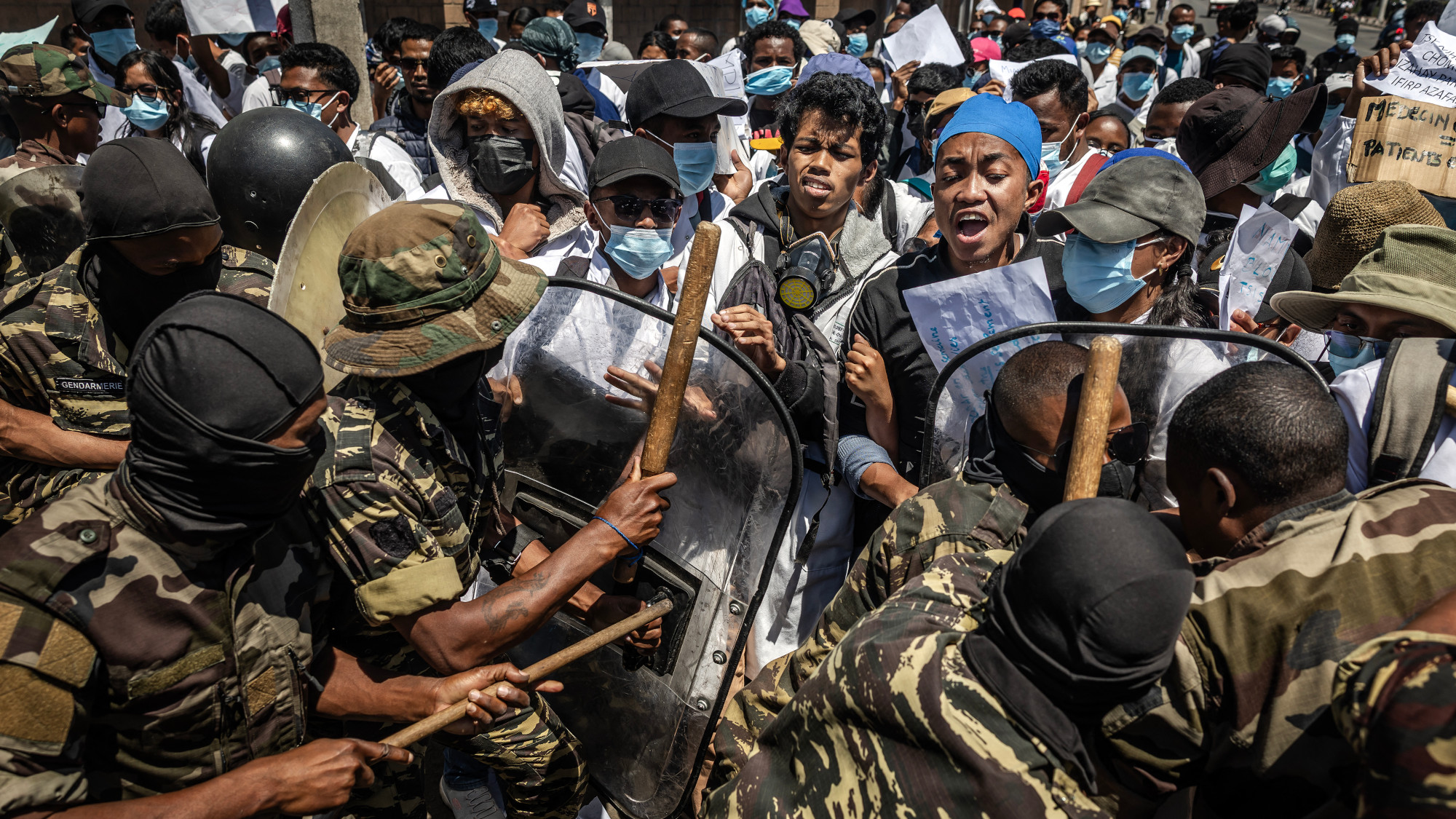 A protest