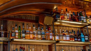 The interior of Born & Raised, a steakhouse in San Diego.