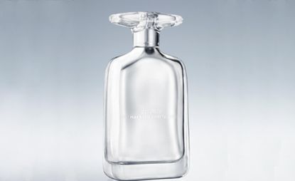 A bottle of Essence fragrance by Narciso Rodriguez and Ross Lovegrove