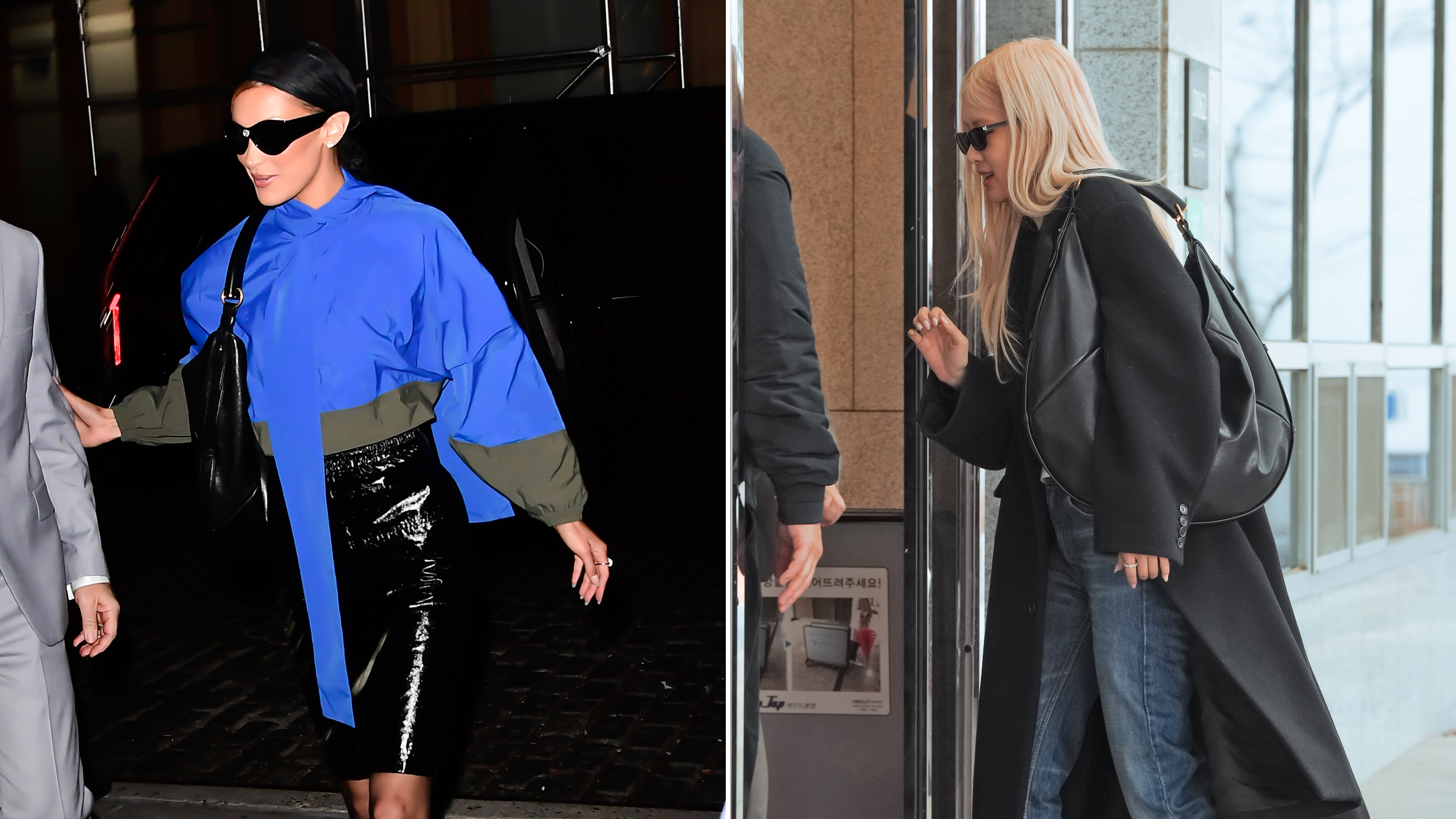 Celebrities wearing the new Saint Laurent Mombasa Bag.