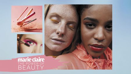 BIg beauty: Two women who have experimented with their make up pose for the camera