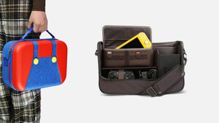 product shots of 2 of the best Nintendo Switch travel cases
