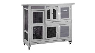 Aivituvin 47" Two Story Rabbit Hutch