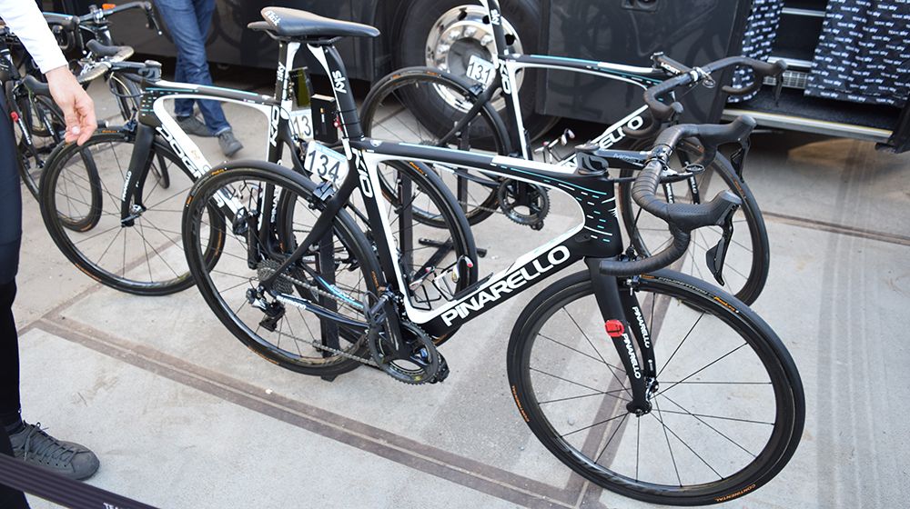 The entire Team Sky team raced on Pinarello Dogma K10 bikes over the weekend