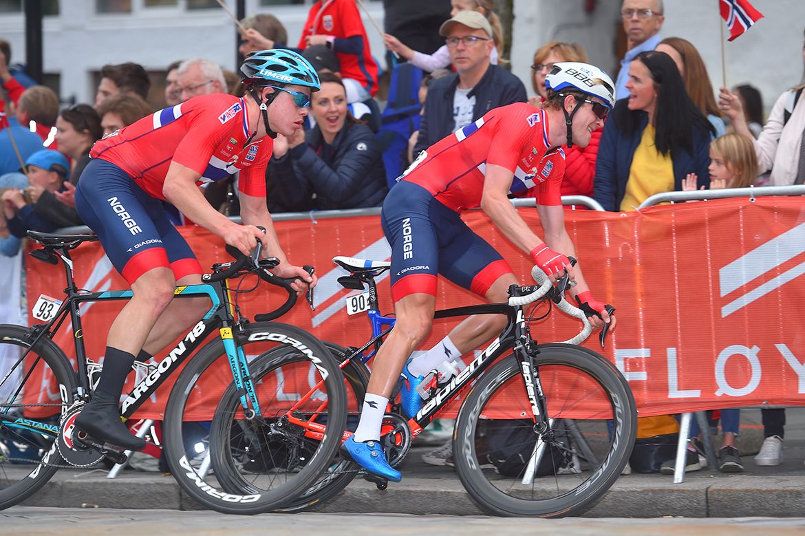 The young Norwegians Daniel Hoelgaard and Truls Korsaeth