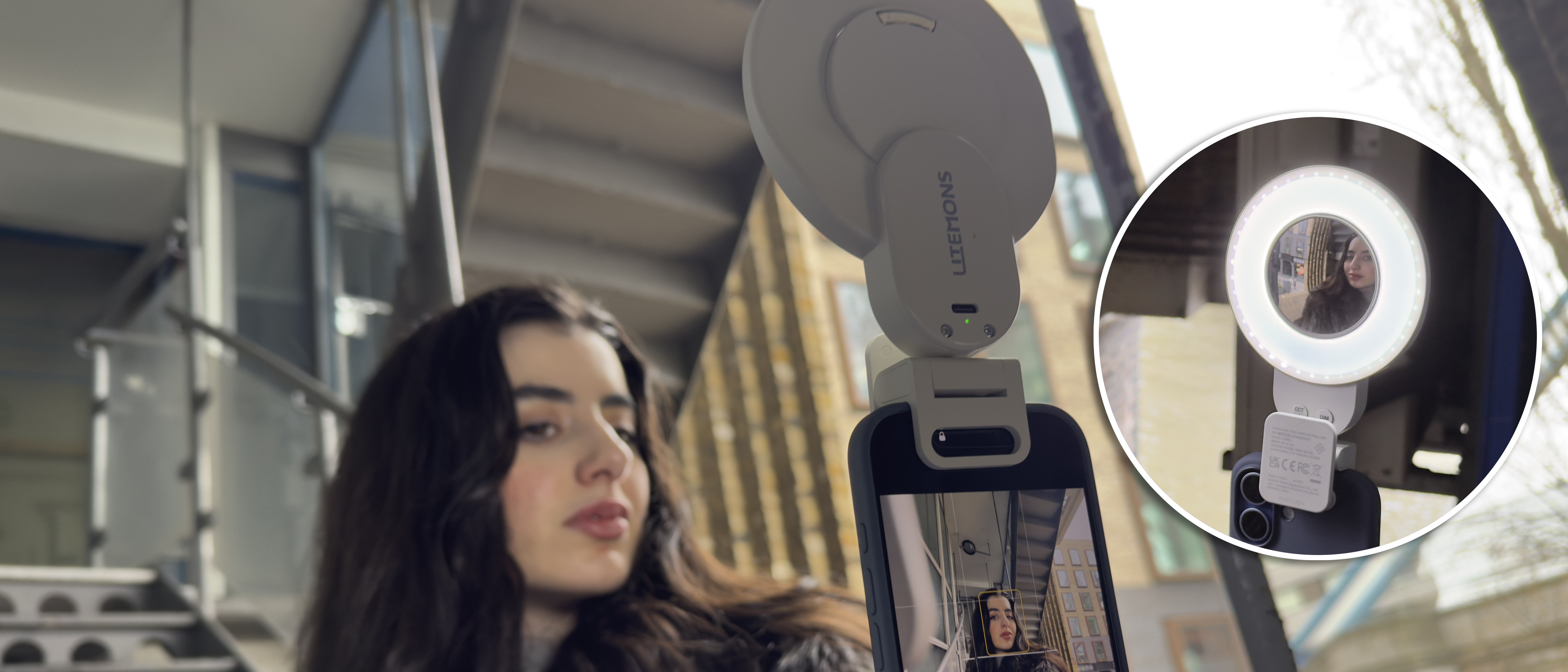 Godox Litemons LR30Bi used to photograph a model