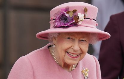 Queen Elizabeth II attends the opening ceremony of the sixth session of the Senedd at The Senedd