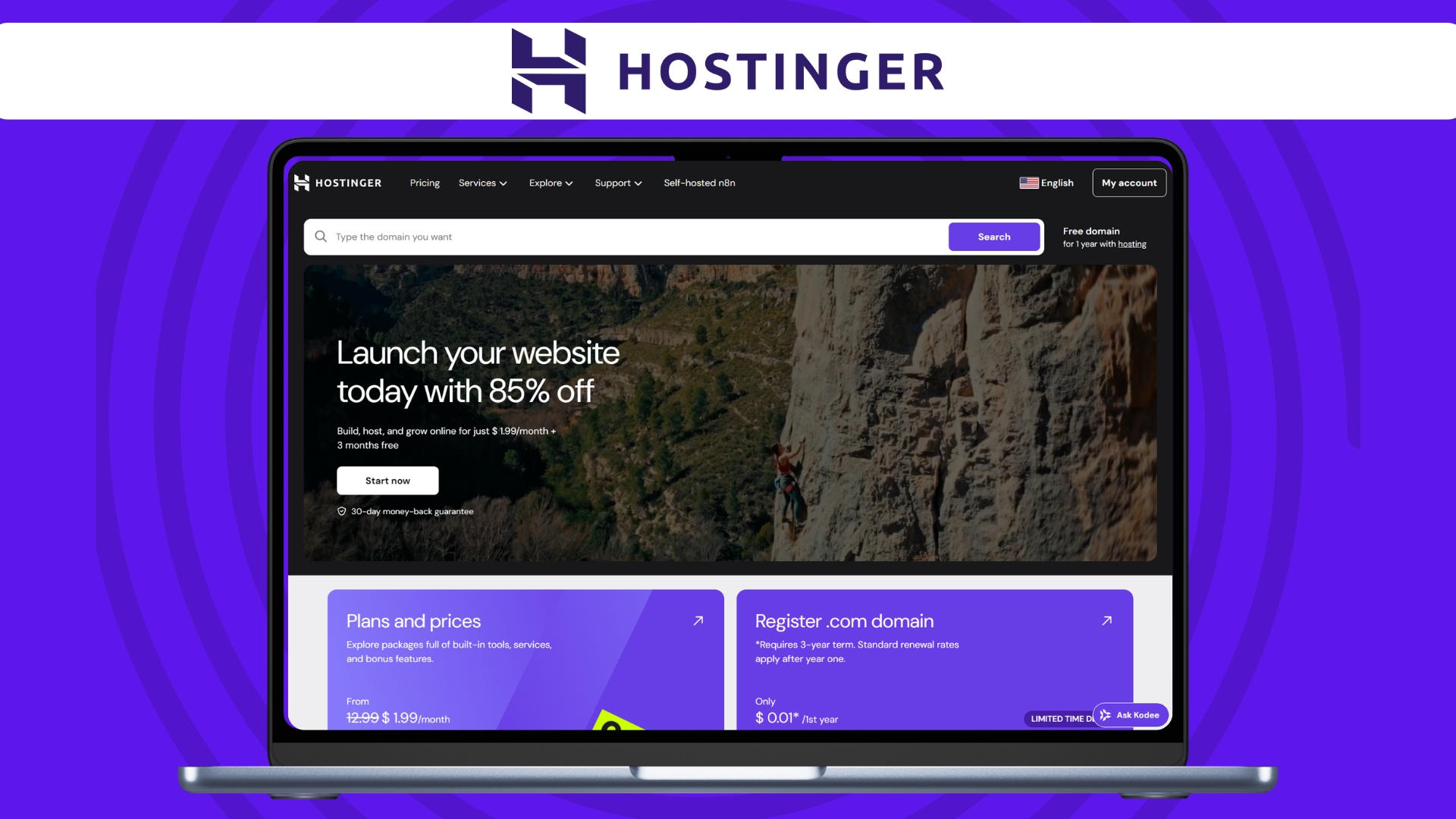 Hostinger hero image (Feb 2026)