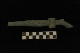 Preserved in the tavern’s crawl space were dozens of 1760s artifacts, including this tap (likely from a wine barrel).