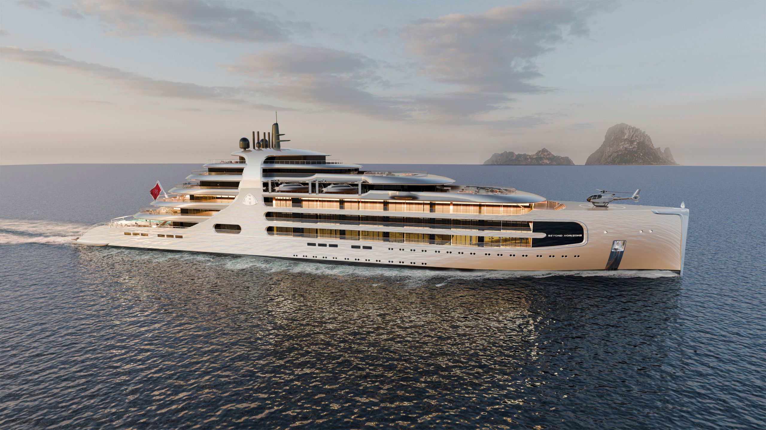 The Maybach Ocean Club is a floating members’ club for the super-rich