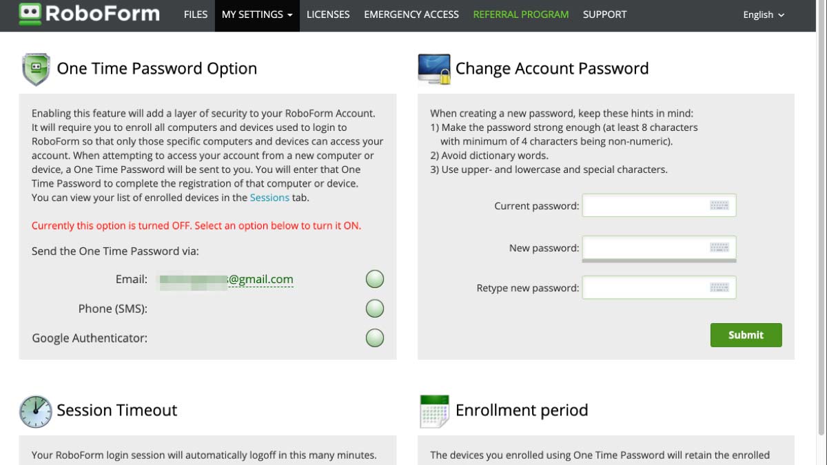 RoboForm password manager