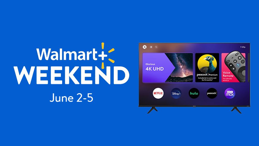 Get a 43in 4K TV for under 200 in this Walmart Plus Weekend deal