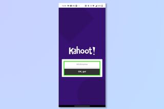 Kahoot- joining a game on mobile