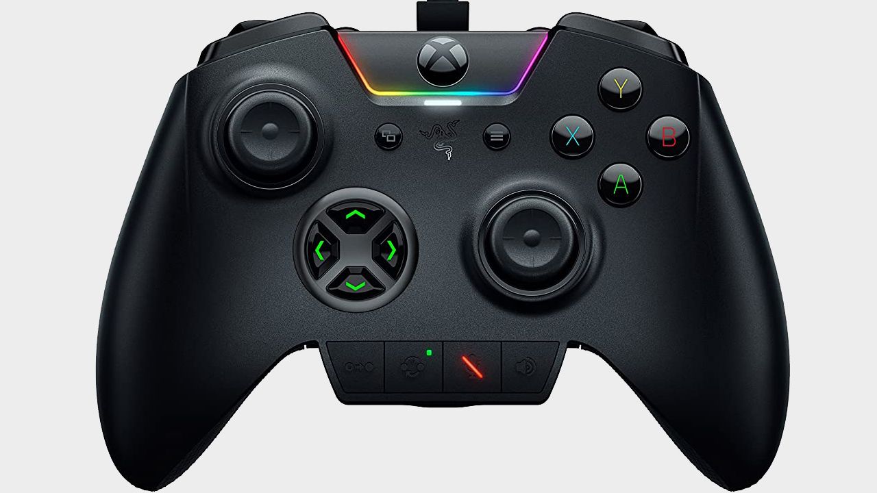 The Xbox One's Wolverine Ultimate controller on a plain background