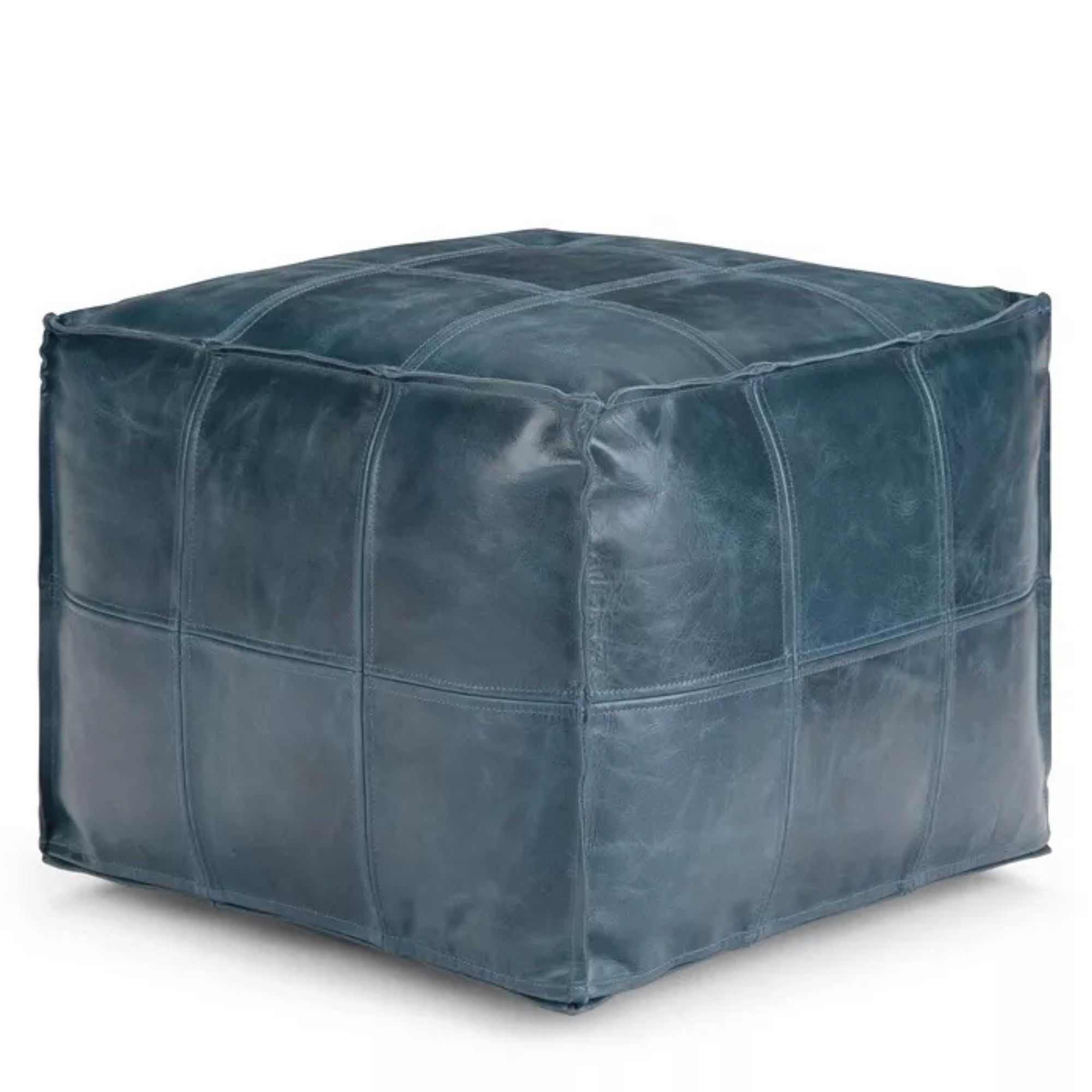 Simpli Home Manning Square Pouf