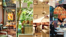 montage of pretty coffee shops from around the world