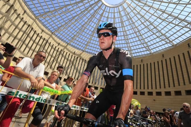 Bradley Wiggins (Sky) makes his first start since the Giro d'Italia