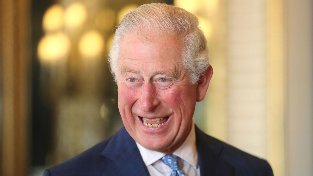 King Charles with a full beard photo revealed. Here he&#039;s seen presenting the Queen Elizabeth Prize for Engineering