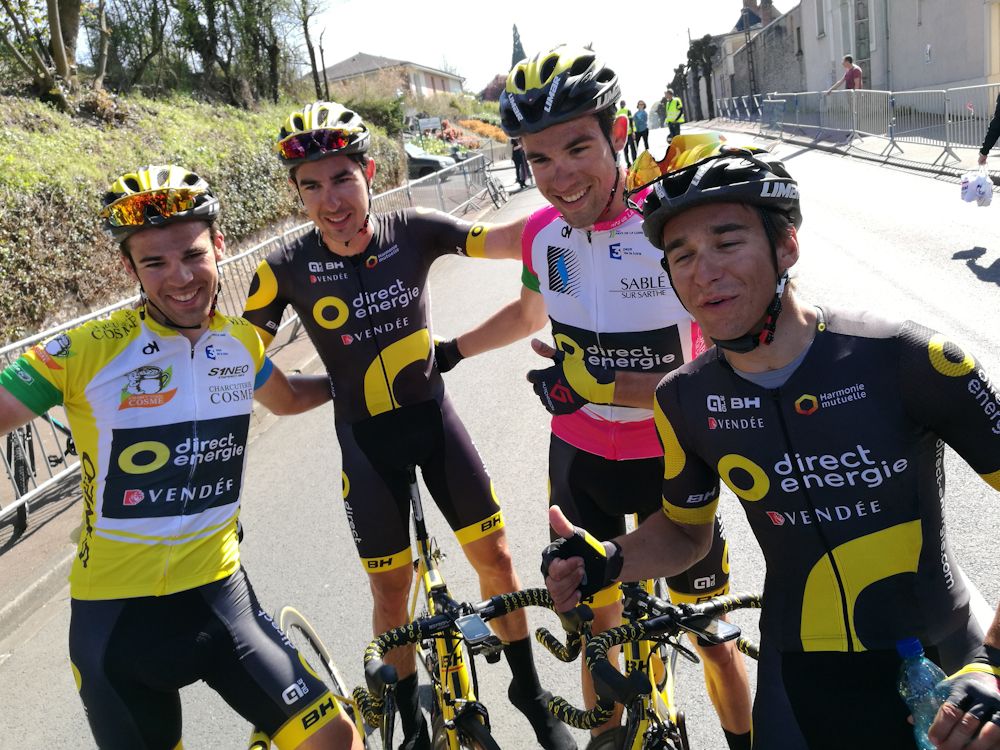 Calmejane, Tulik, Ourselin and Coquard at Circuit de la Sarthe